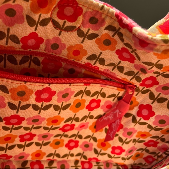 Vera Bradley Quilted Floral Hobo Bag Boho Y2K Cottagecore Shoulder Purse - Picture 10 of 16